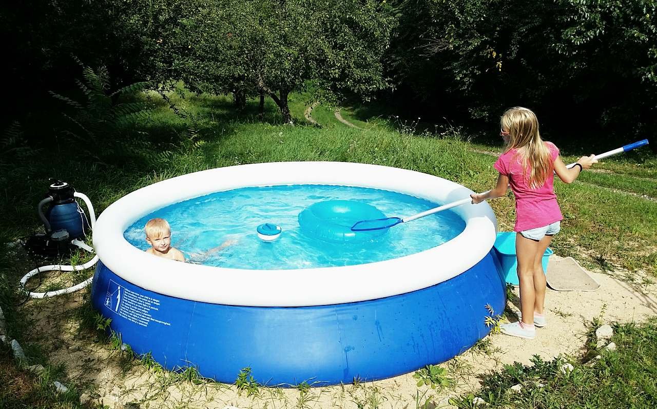 3m kruhový bazén s výkonnou filtrací