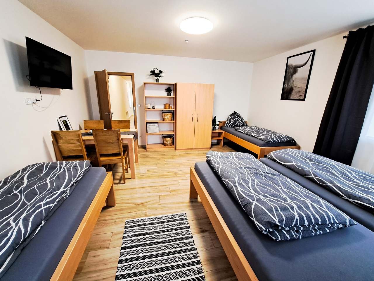 8 lůžkový apartmán ve dvoře