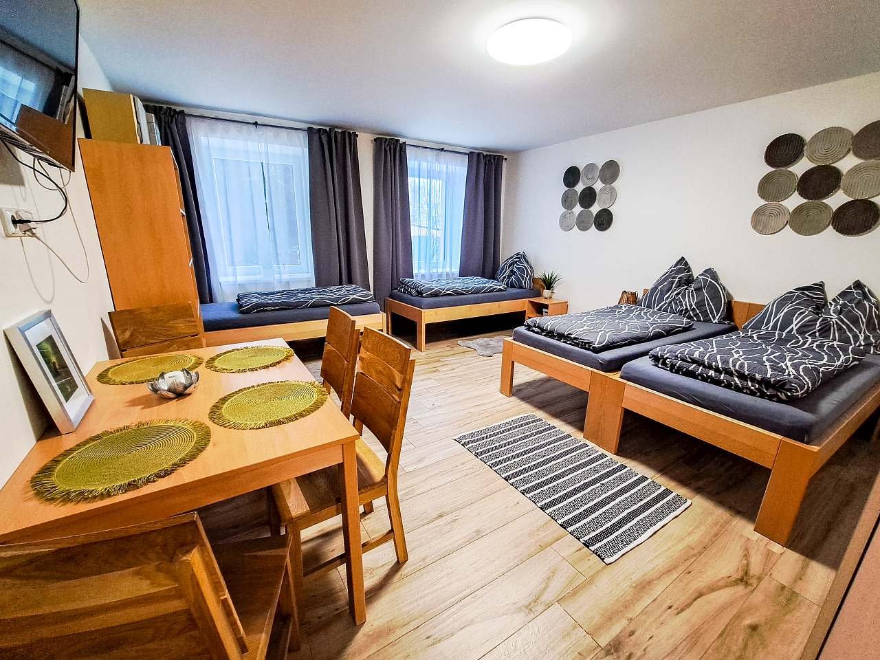 8 lůžkový apartmán ve dvoře