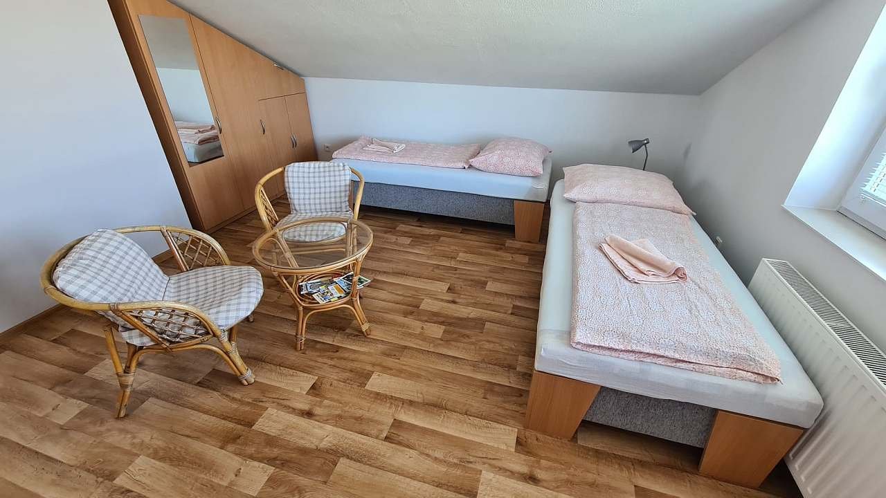 Apartmán 1, pokoj se 2 lůžky