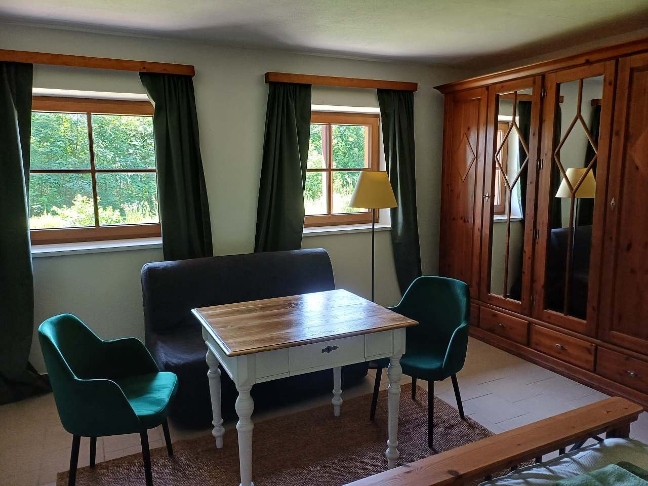 Apartmán 1 - rozkládací pohovka s posezením