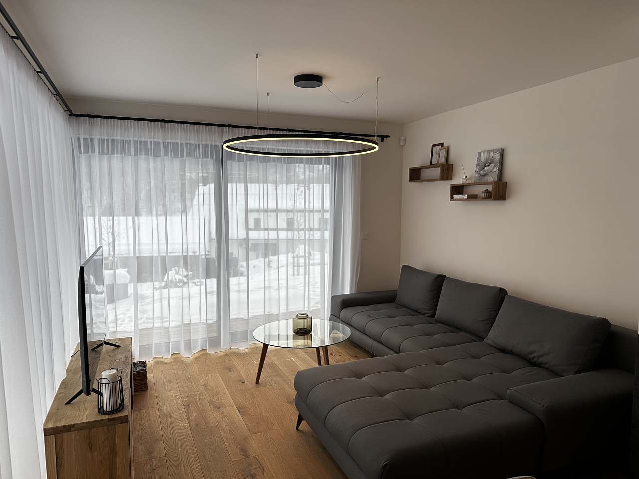Apartmán 1A, obývací pokoj