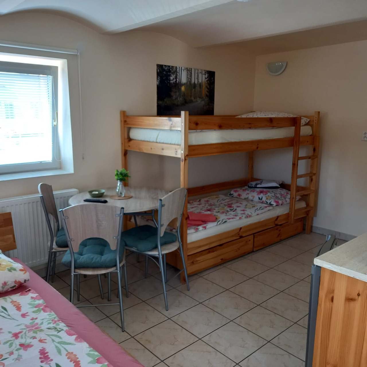 Apartmán č.1 2+2 lůžka (přízemí)