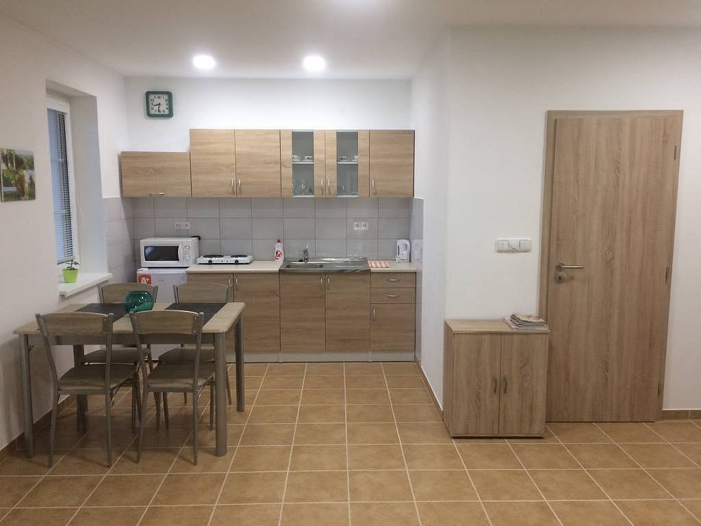 Apartmán č. 1 - kuchyň s jídelnou