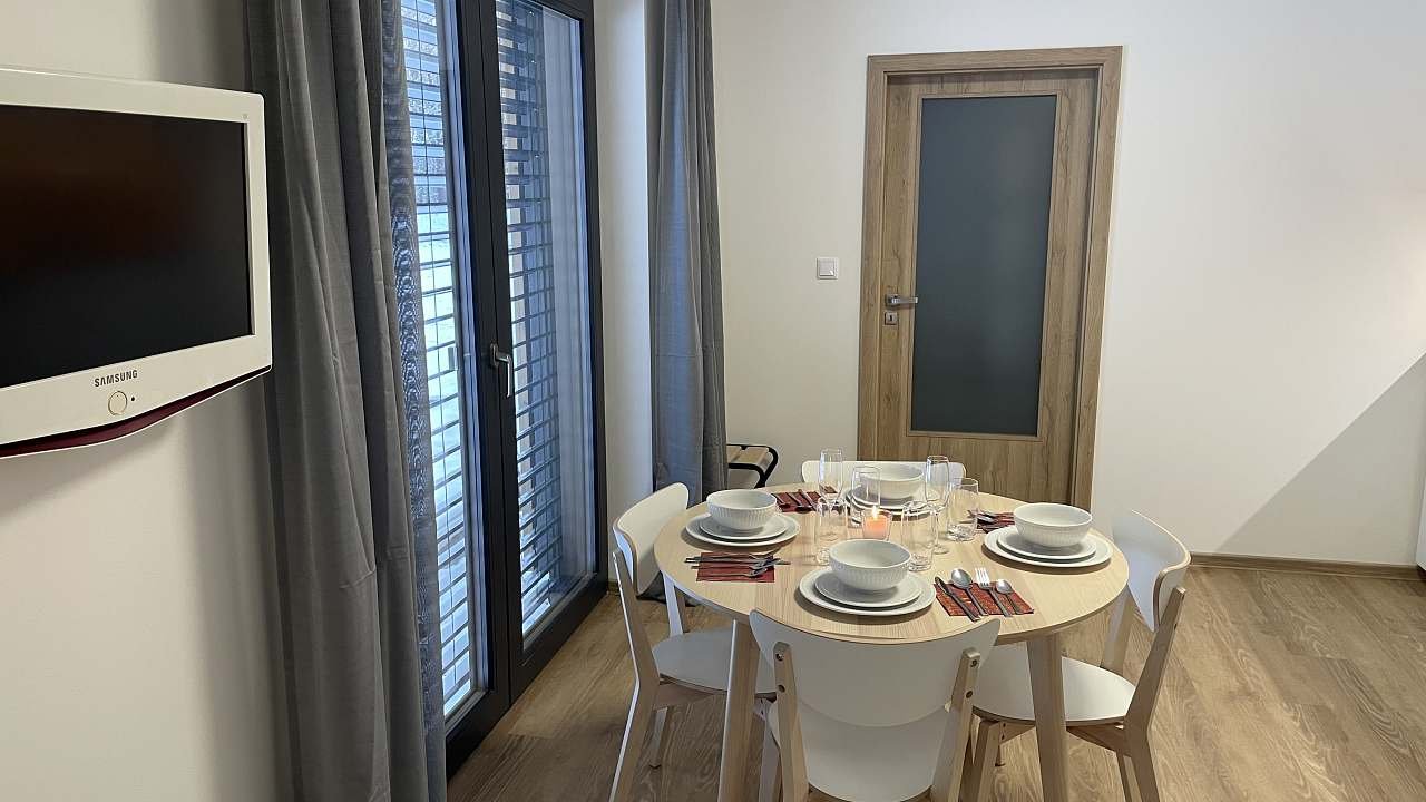 apartmán obývací část