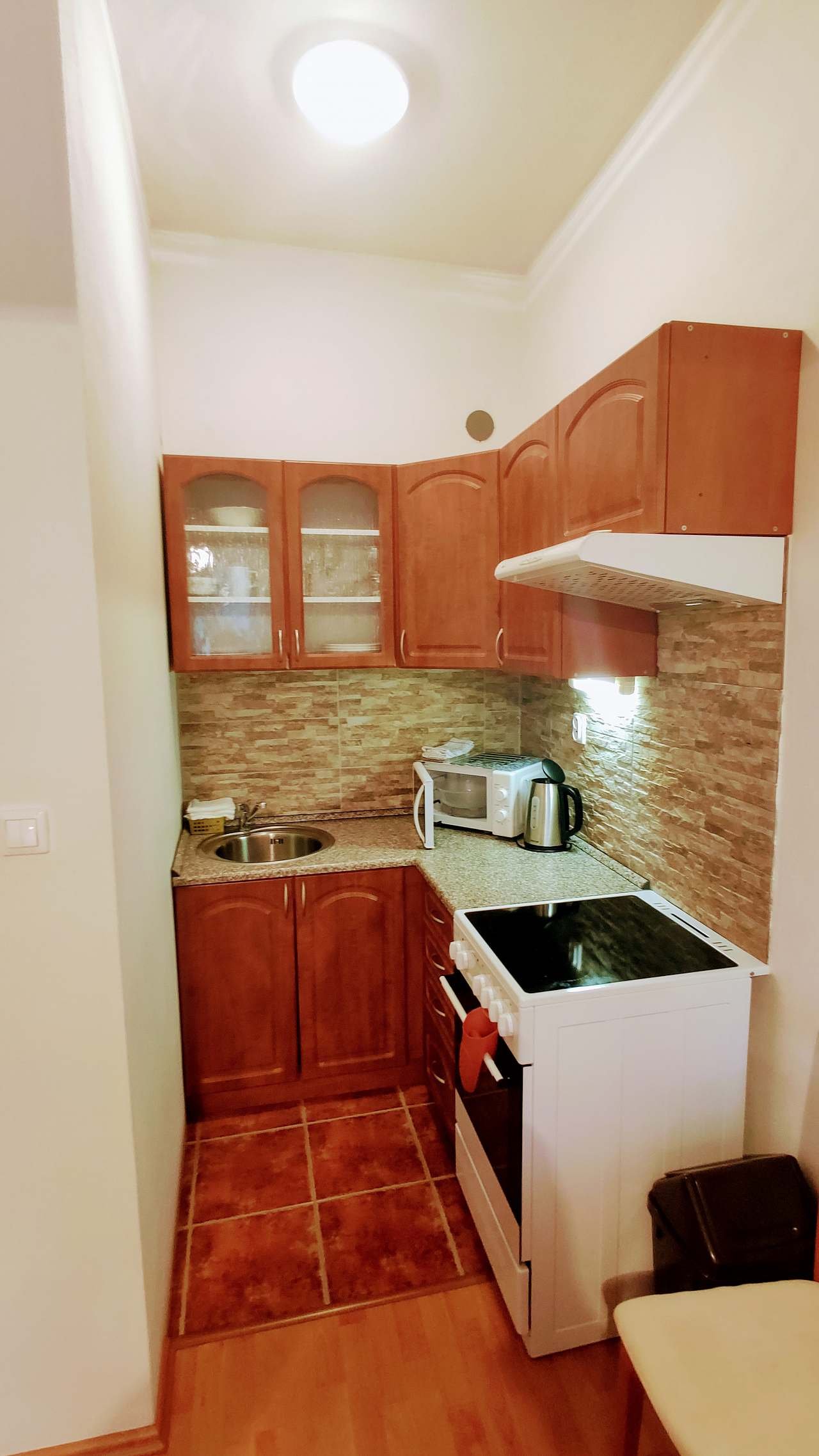 Apartmán - obývací pokoj s kuchyní