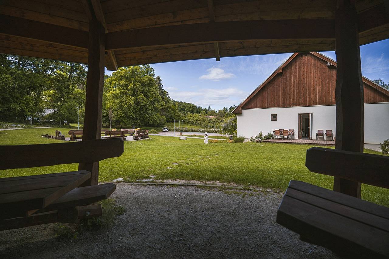 apartmán U Mravence pohled z altánu