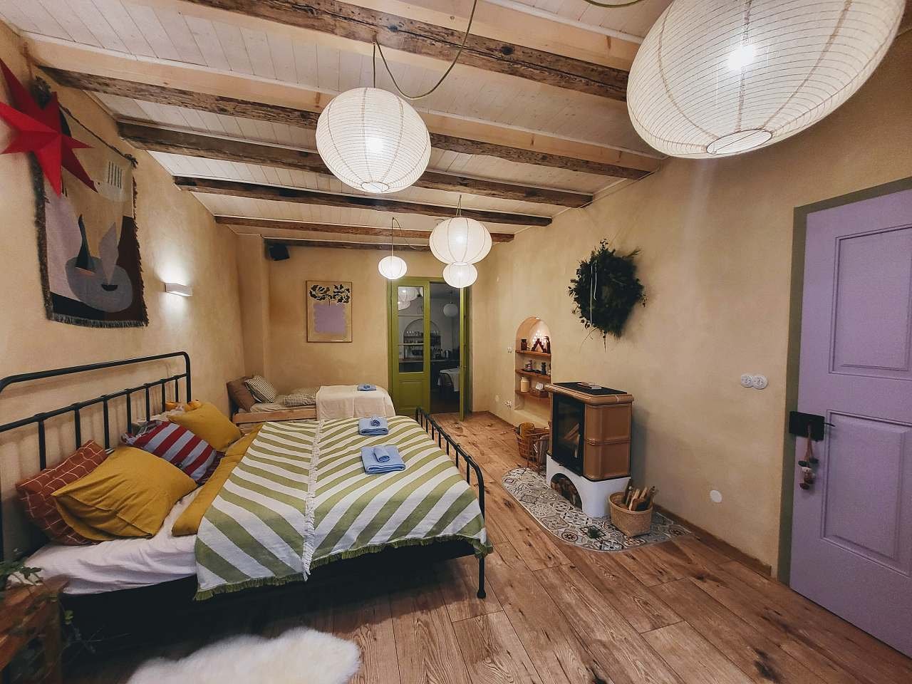Apartmán Vrkú, hlavní místnost