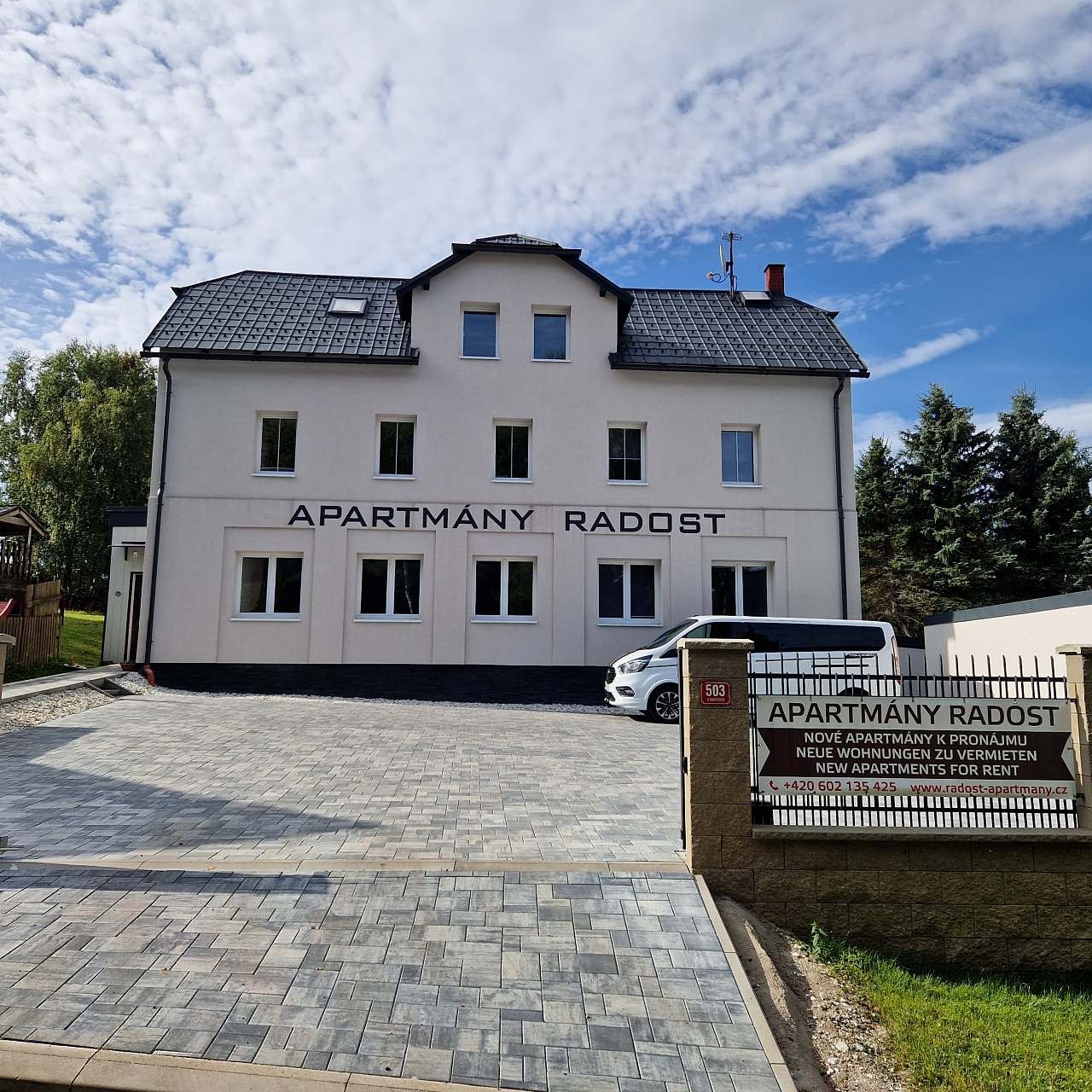 Apartmány RADOST - Kovářská - Západné Čechy