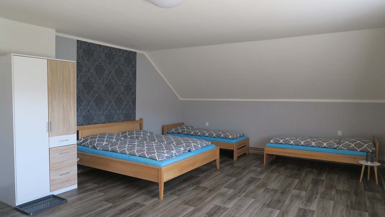 Aprtmány U mlýna, modrý apartmán