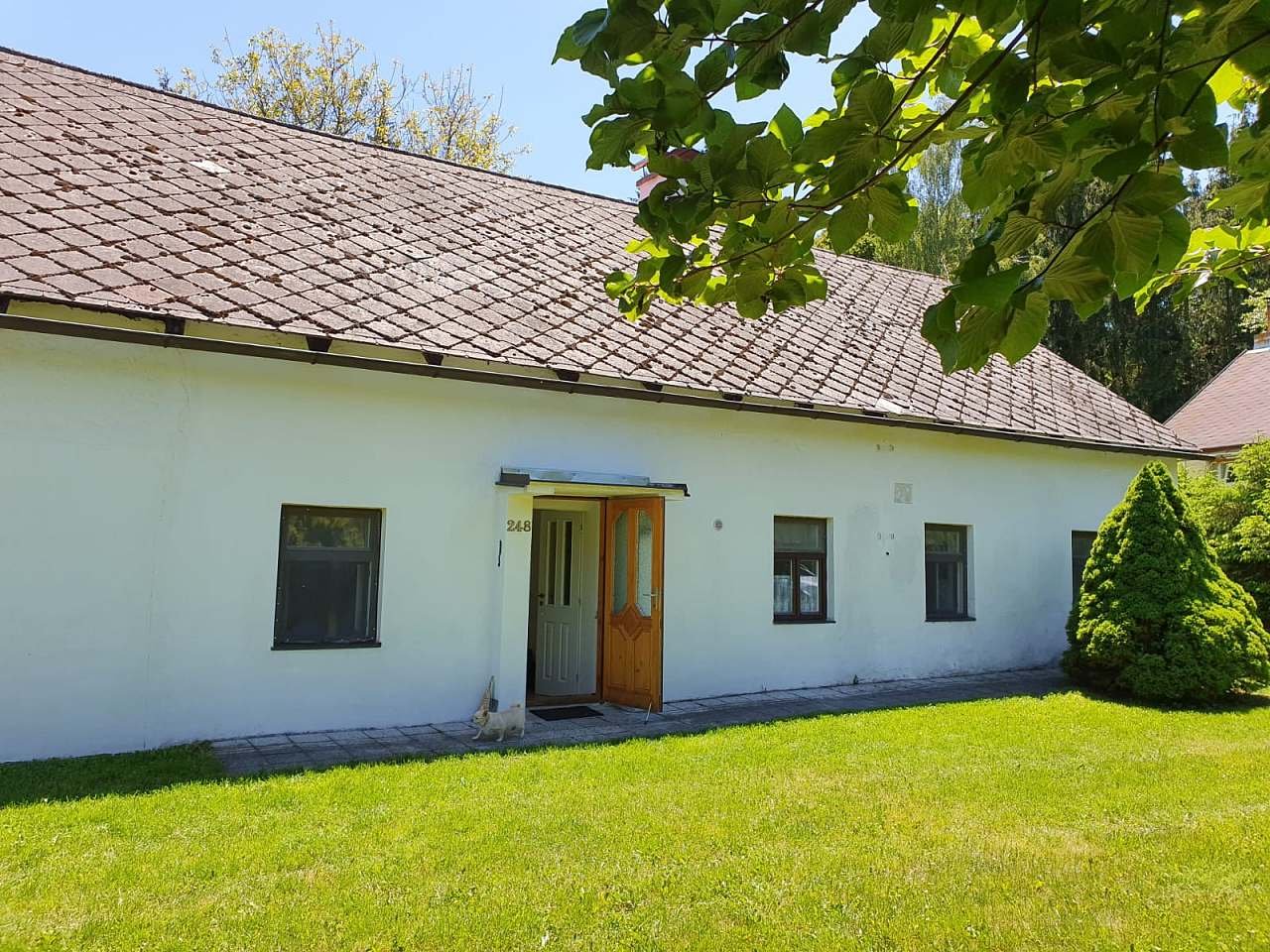 Chaloupka.unas se zahradou