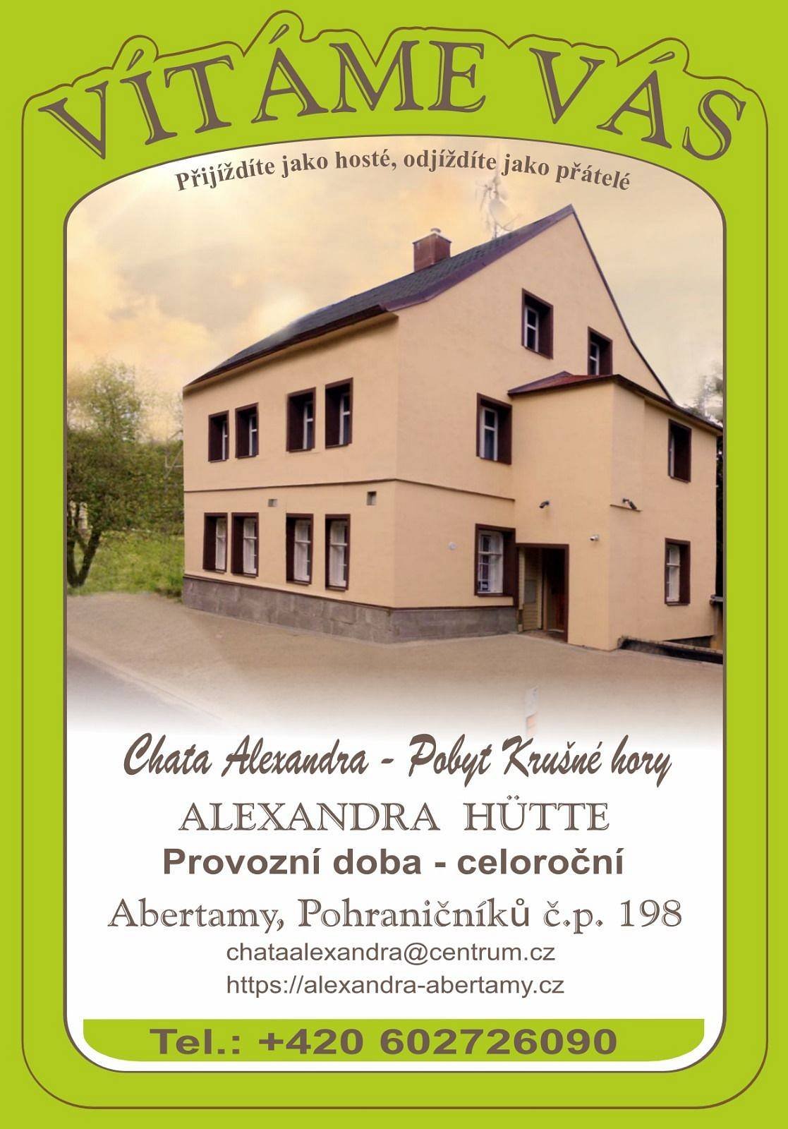 Chata Alexandra - Hřebečná