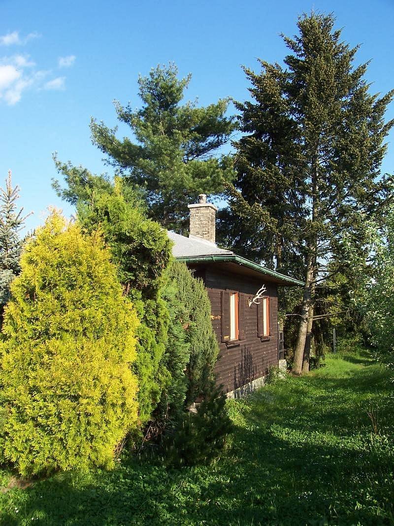Chata Luleč - pohled ze zahrady