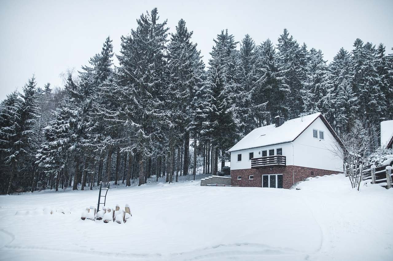 Chata NMNM v zimě