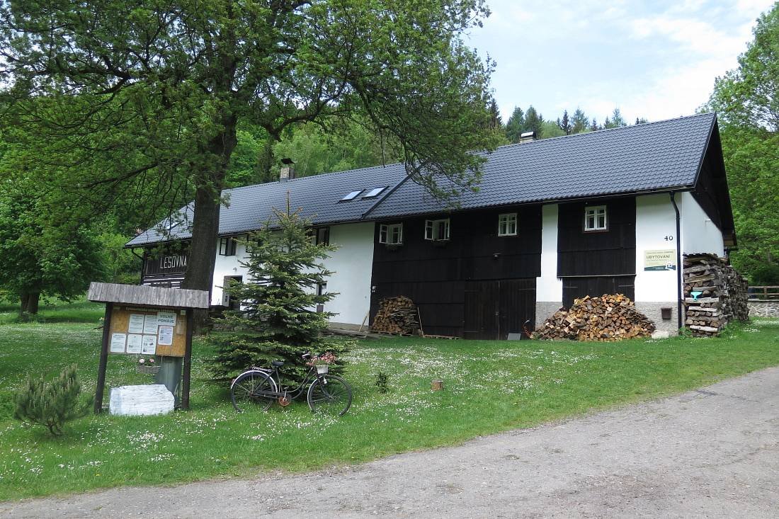 Cykloturistická základna LESOVNA - Těchonín - Orlické hory