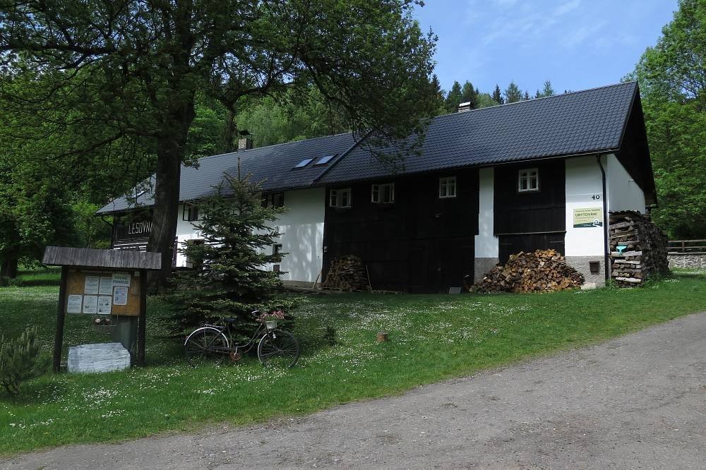 Cykloturistická základna LESOVNA - Těchonín - Východné Čechy