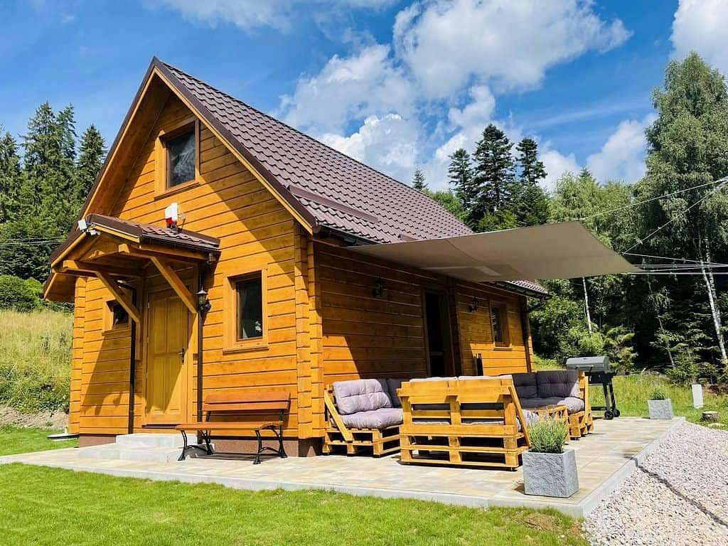 Drevenica Bindtwood s jacuzzi a saunou - Hnilčík