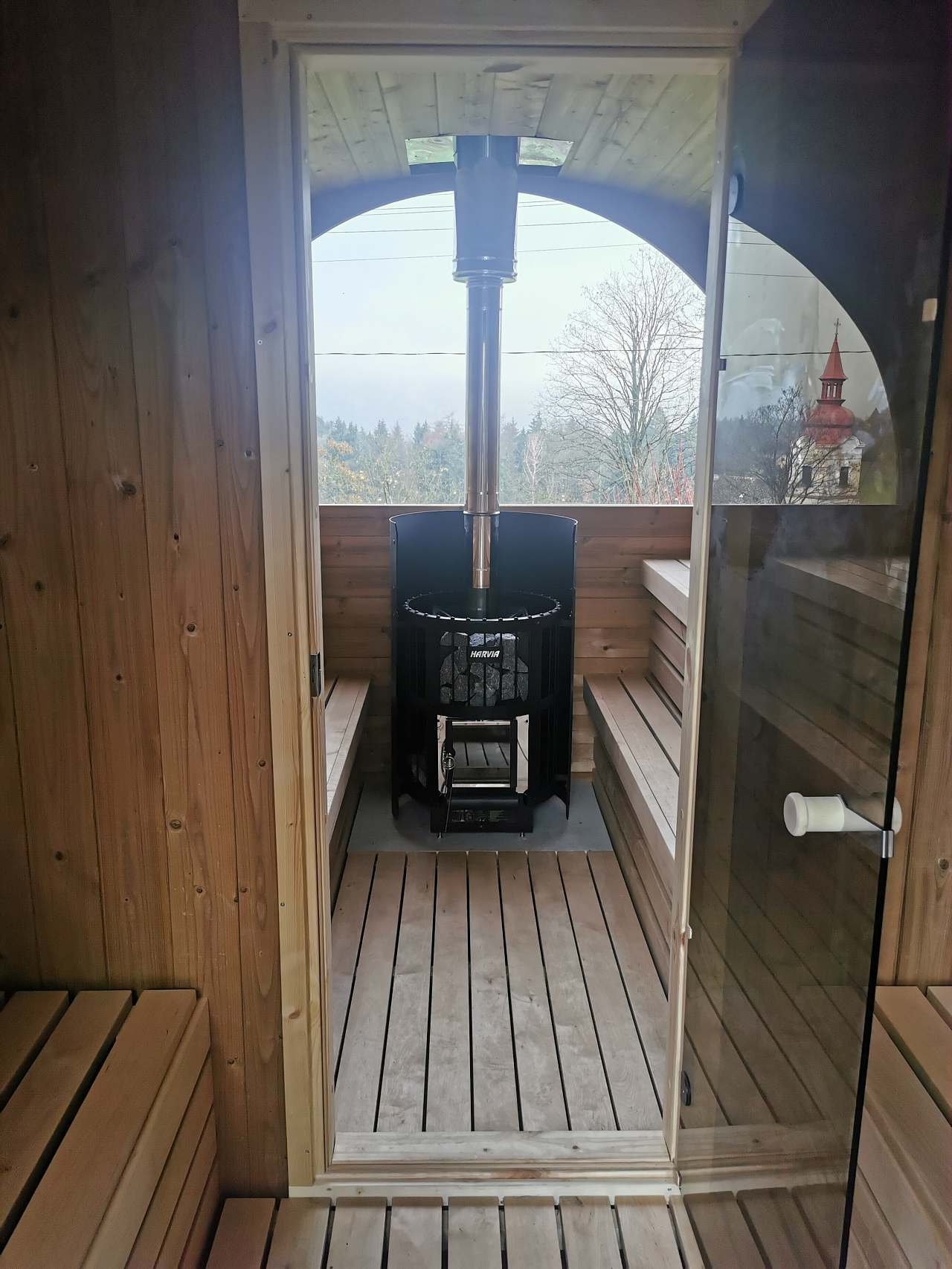 Finská sauna v sudu