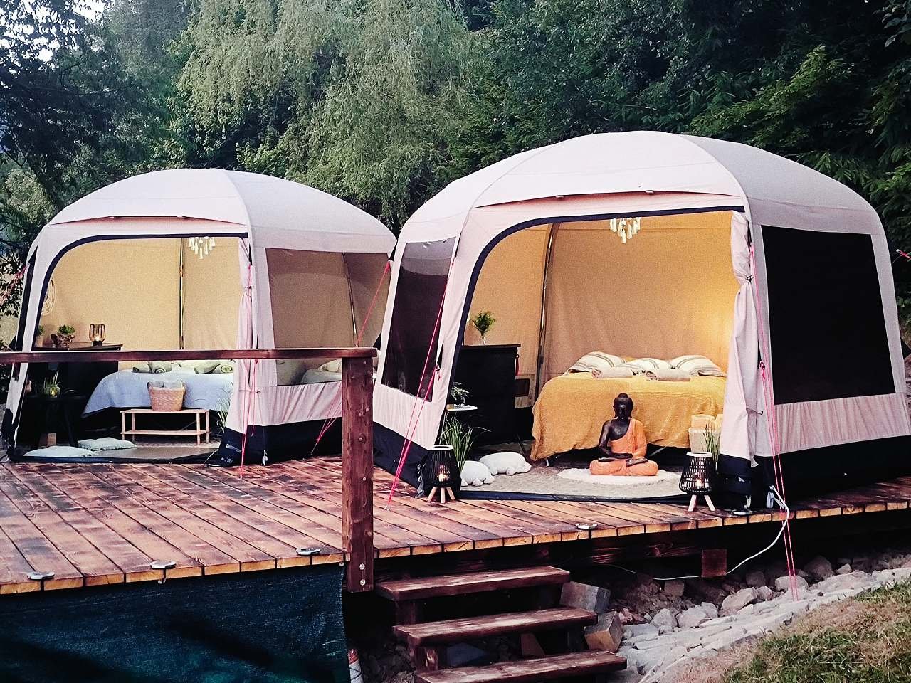 Glamping Rožnov - Rožnov pod Radhoštěm - Hostýnské vrchy