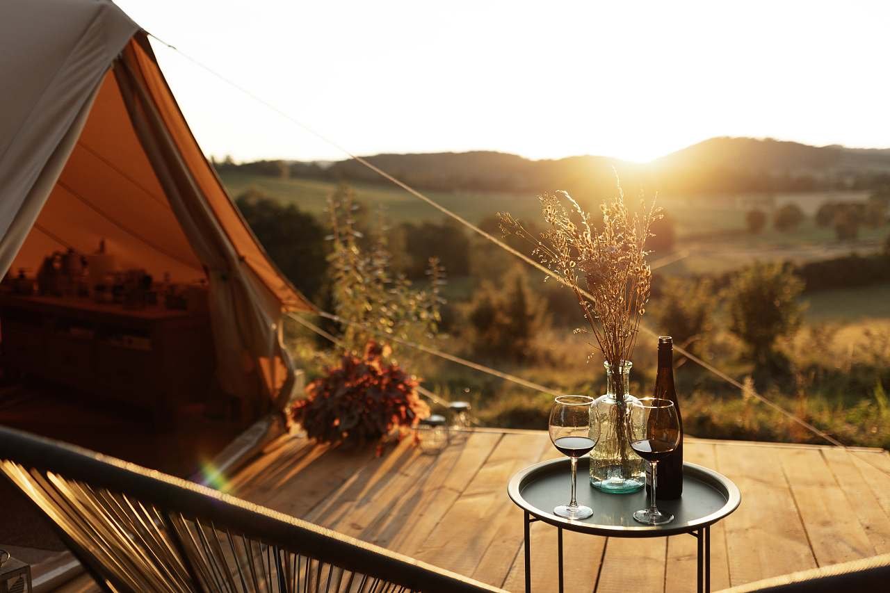 Glamping Ticho v podhůří Šumavy ubytování Tedražice