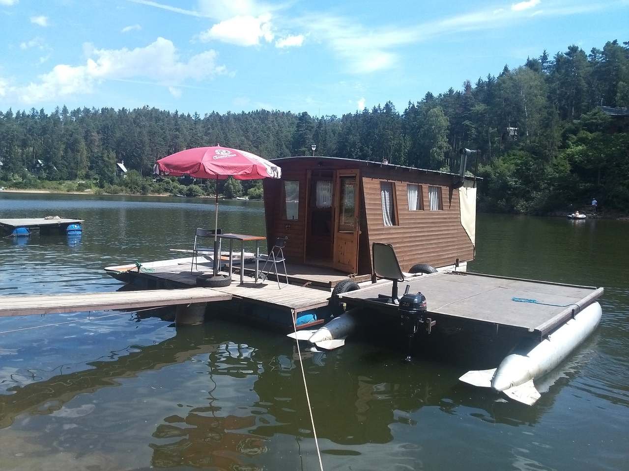 Hausbót na Orlické přehradě - Radava - Středné Čechy