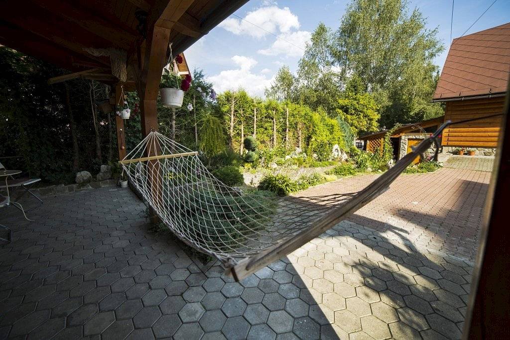 Houpací síť  Goralská drevenica pod Roháčmi