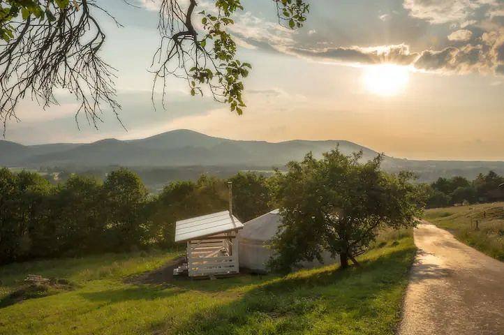 Tradiční mongolská jurta - Hrádek - Javorníky