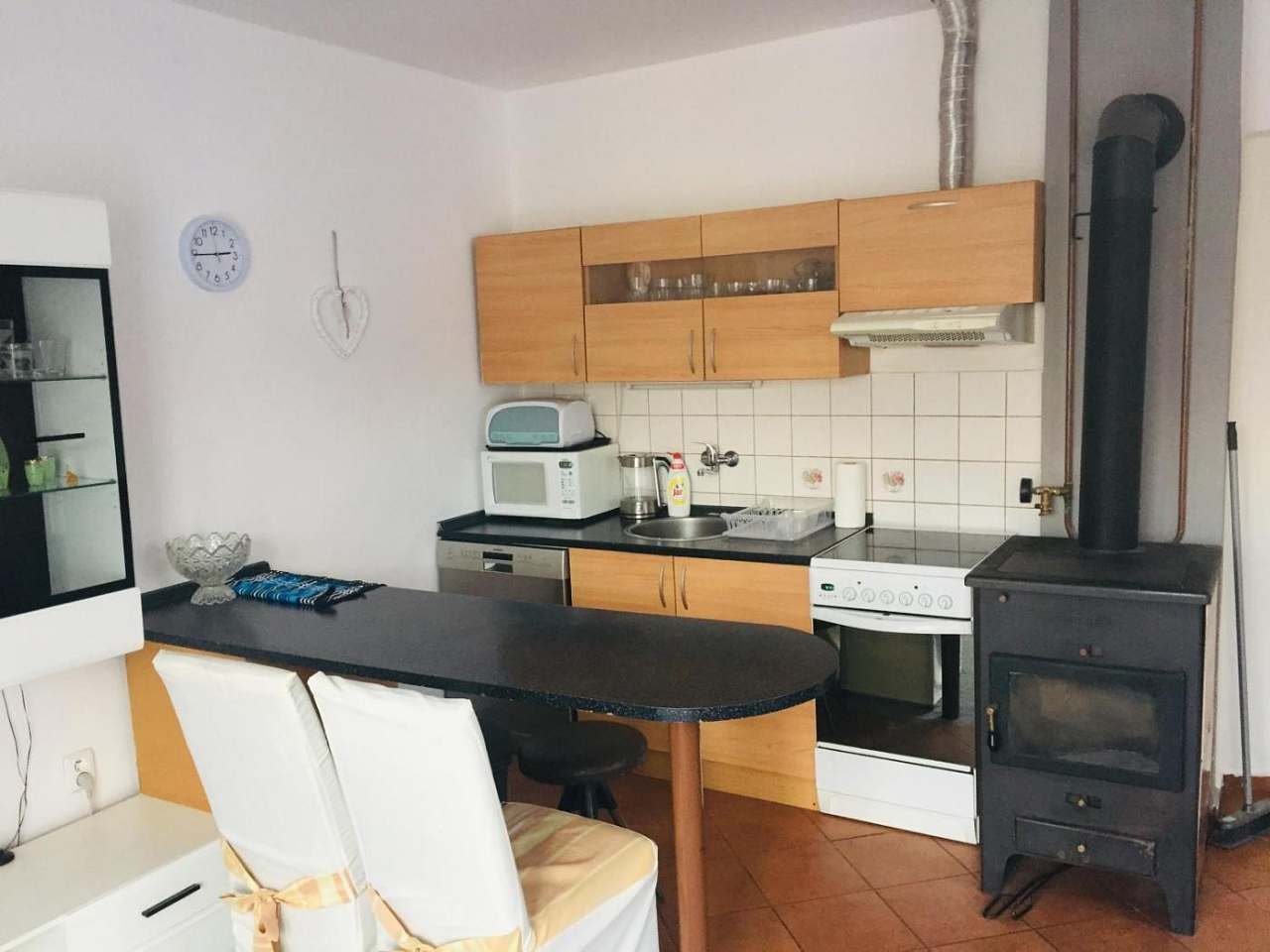 Kuchyň - apartmán ubytovanie Úpice