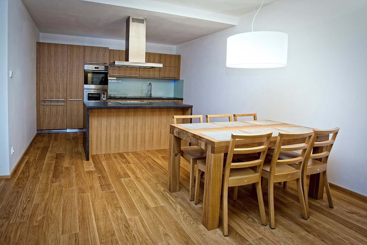 kuchyň třípokojový apartmán