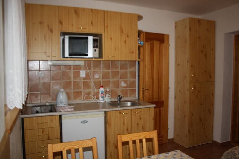 kuchyňka Fořtovo apartmá