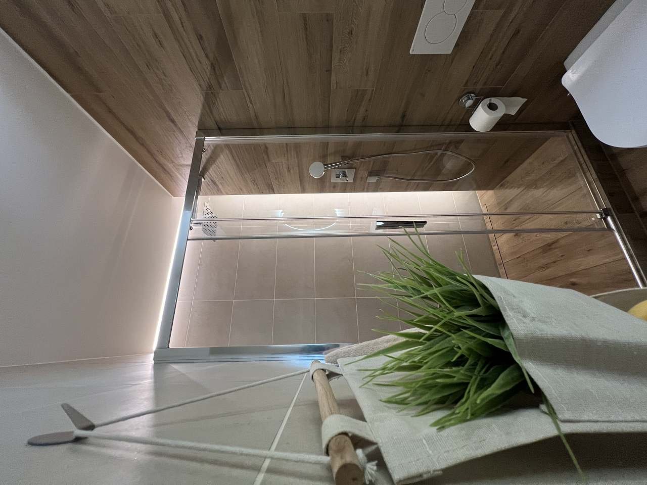 Led podsvícená sprcha