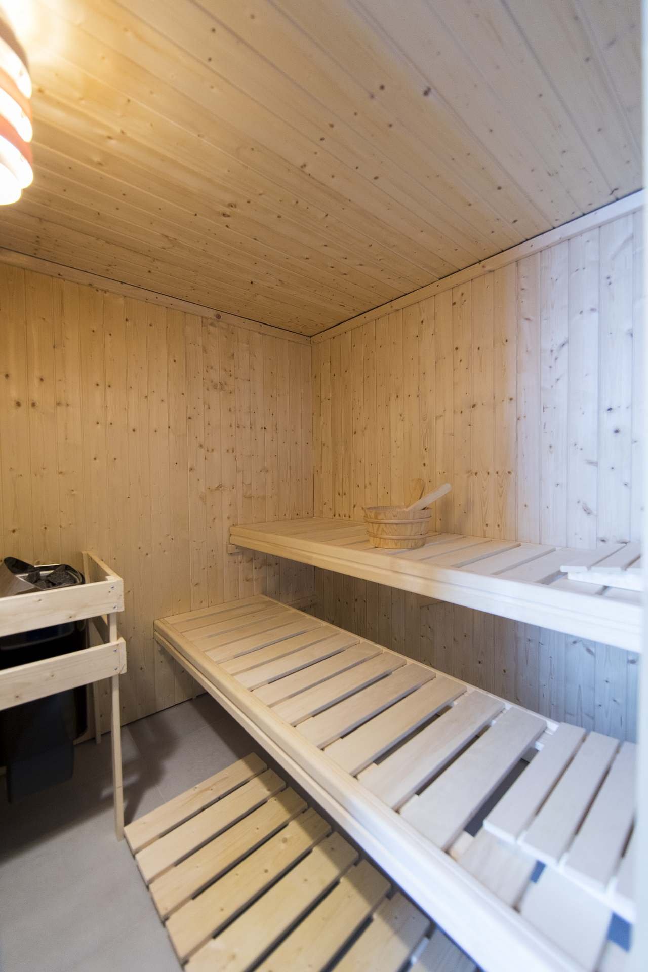 Lipno - studio - sauna interiér
