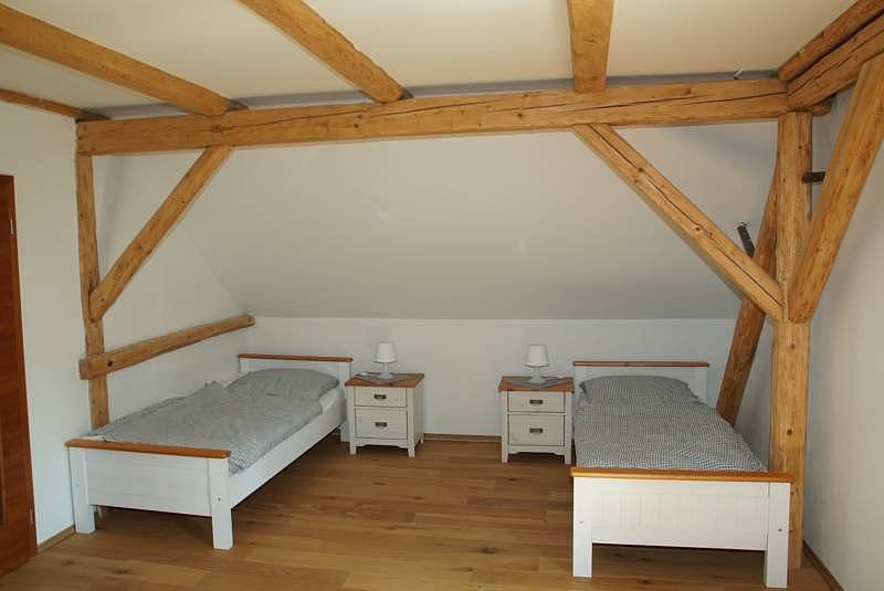 Ložnice 1 - jednolůžkové postele