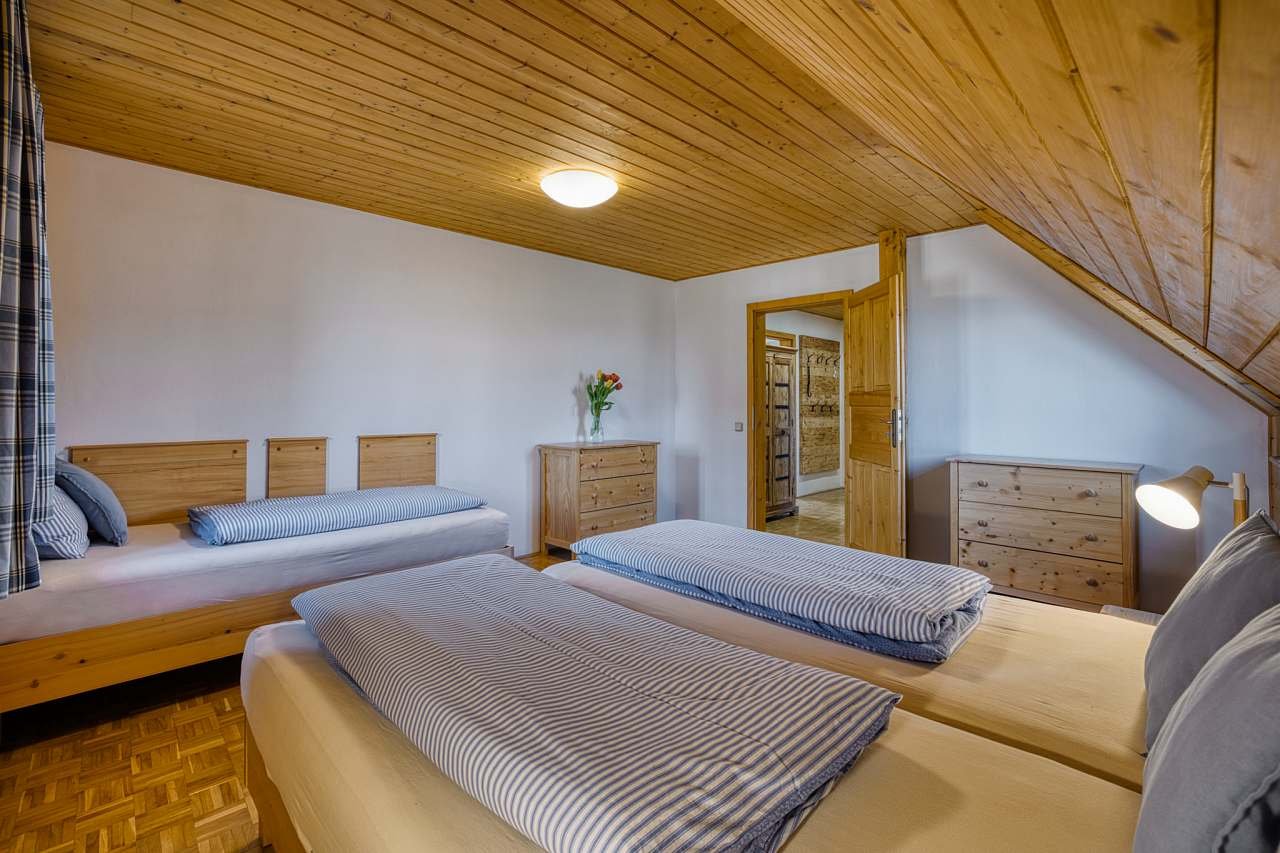 ložnice apartmánu Vyhlídka