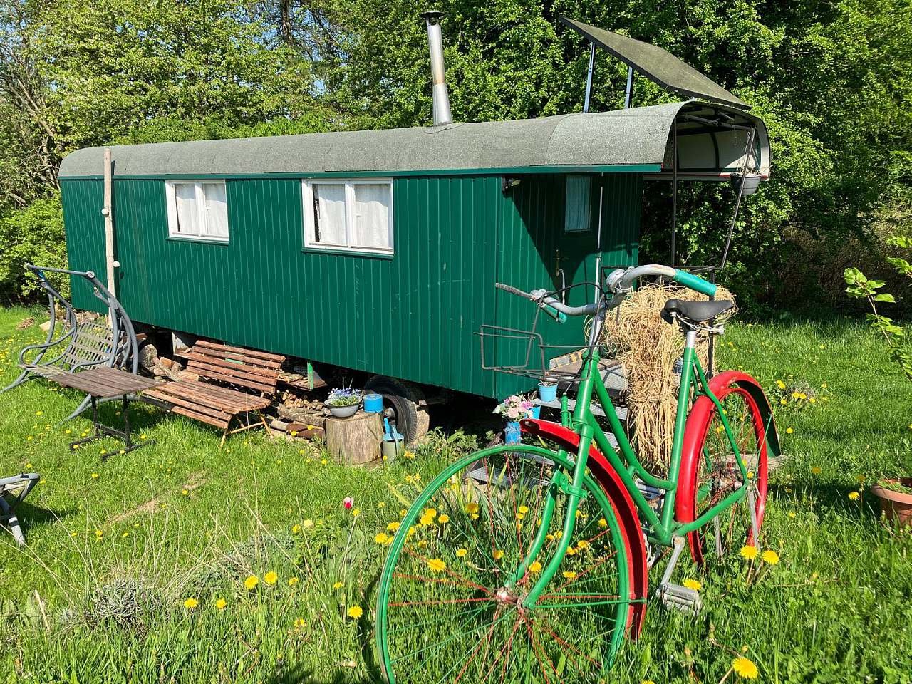Maringotka u rybníka Hetlik - Skuteč
