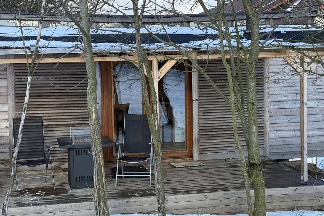 Maringotka u spící kozy v Kletečné