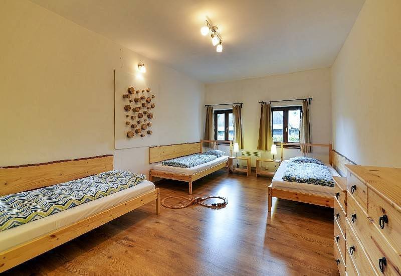 Montanus - ložnice apartmánu Priessnitz