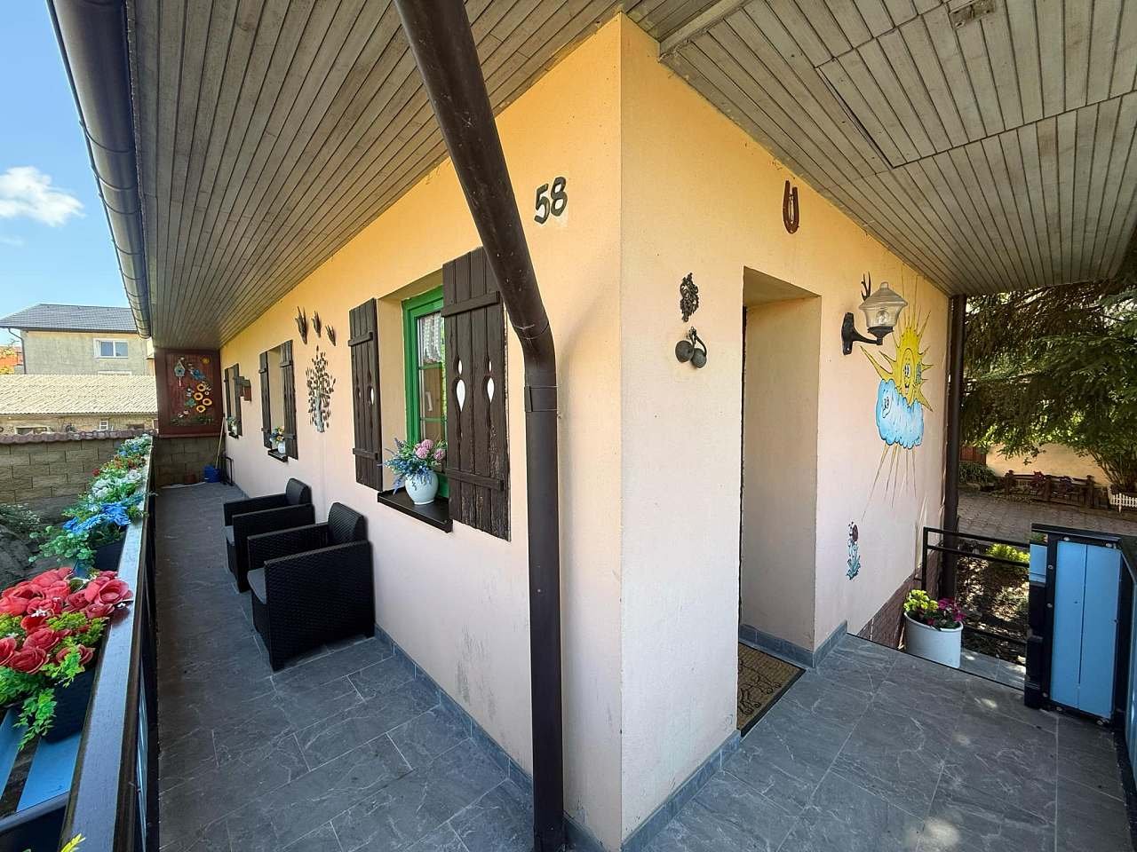 Náhled na balkon.