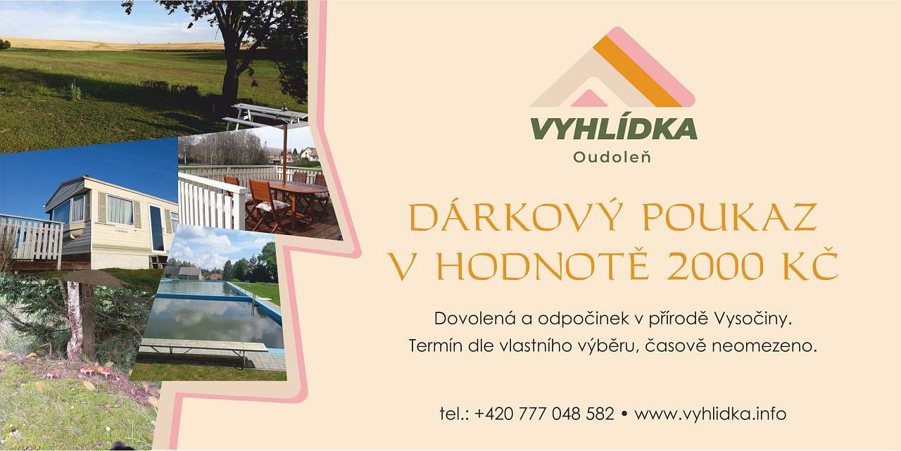 Mobilní dom Vyhlídka - Oudoleň - Žďárske vrchy