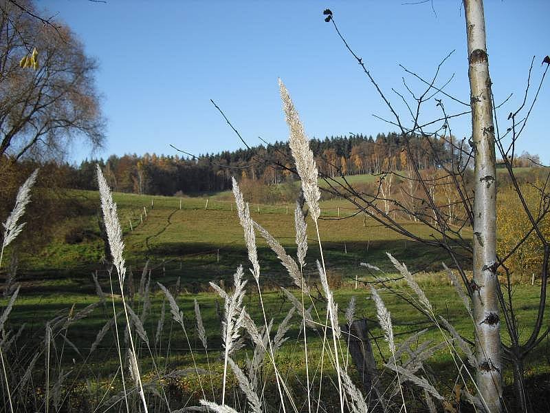 obec Uhlíře, blízké okolí chalupy