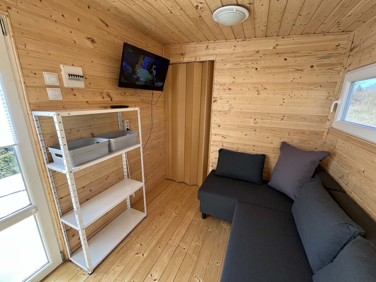 Obývací část maringotky