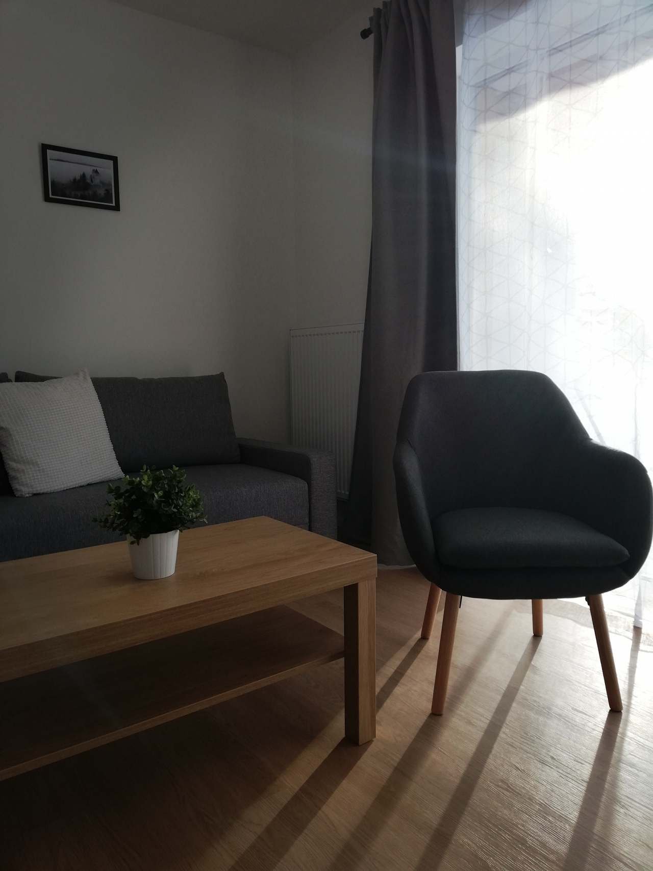 Obývací pokoj apartmánu 1. typu