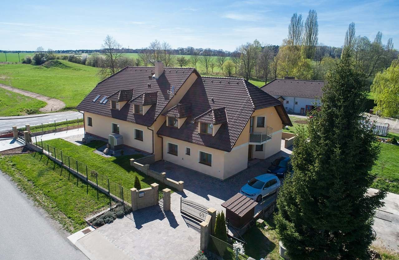 Pension Mijami - pohled z dronu