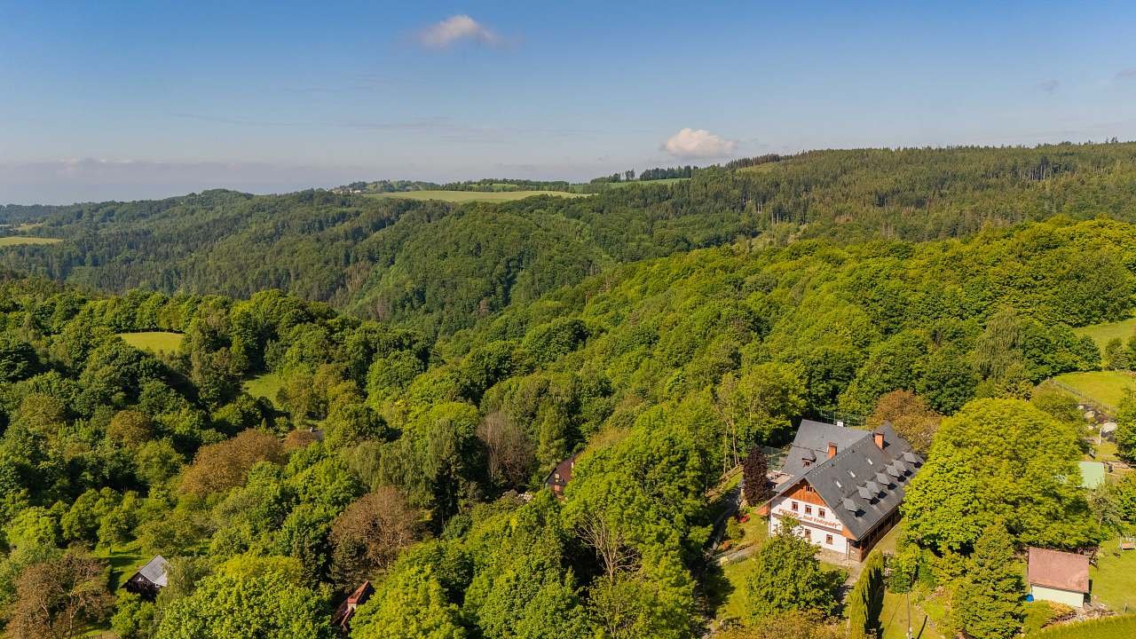 Penzion nad vodopády s bazénem
