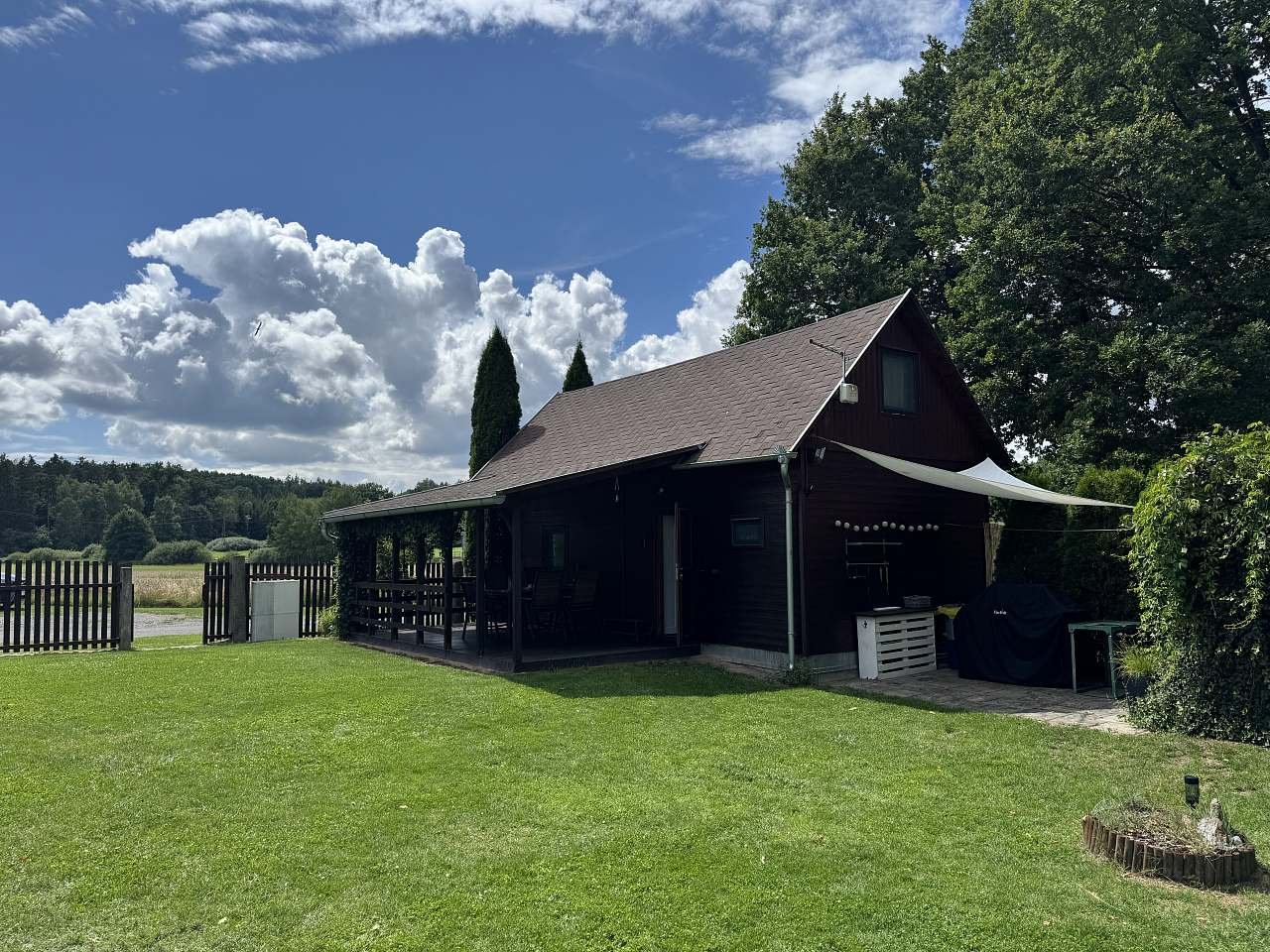 Pergola a grilovací koutek