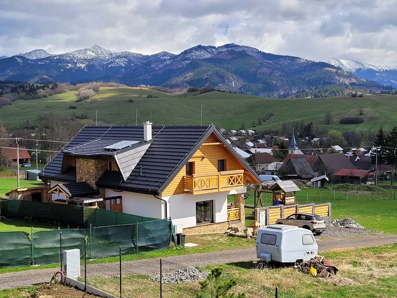 Pohľad na Západné Tatry