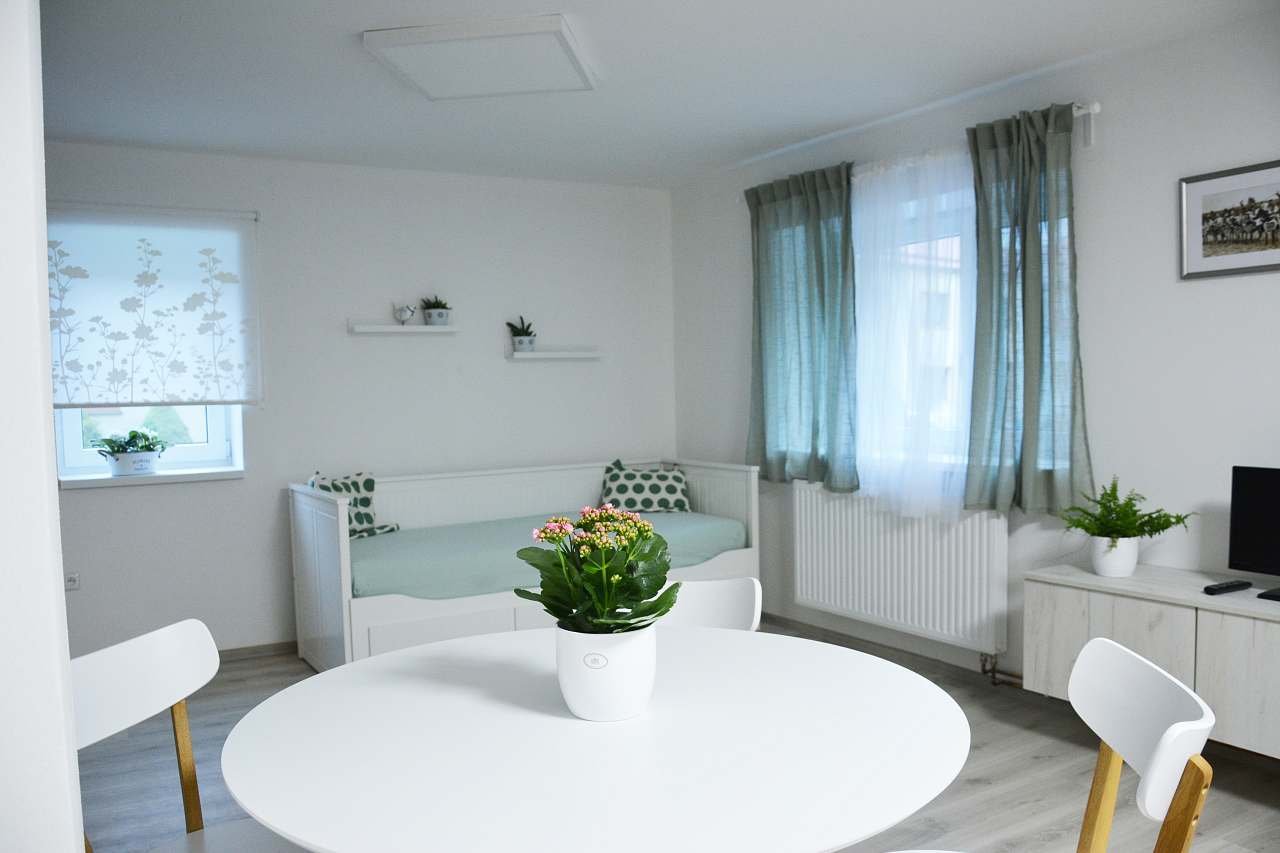 Pohled do našeho apartmánu