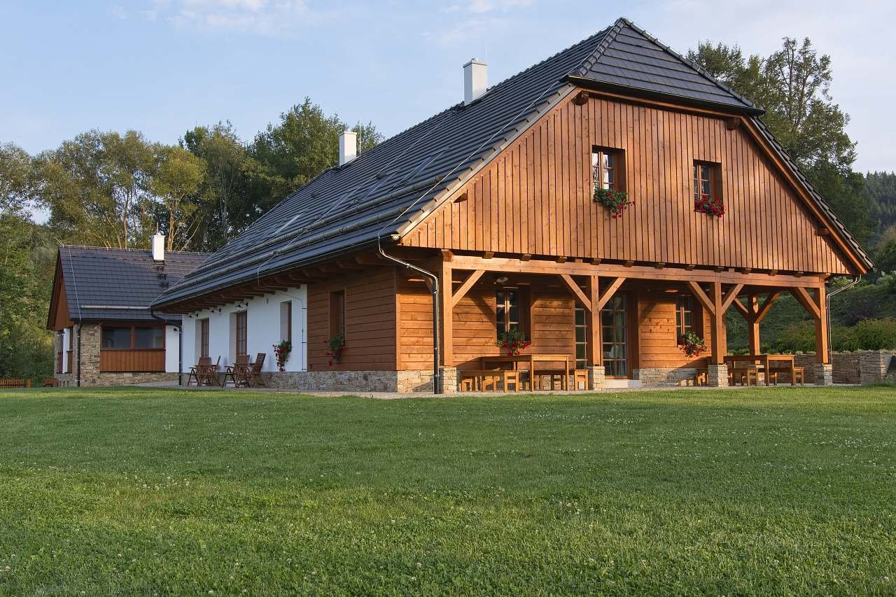 Pohled na Chalupu Pod Šerovnou