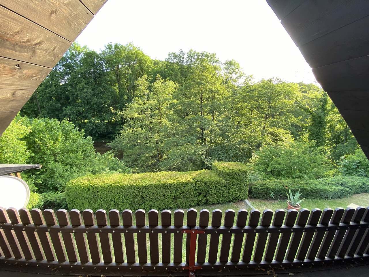 Pohled z balkonu na Jizeru