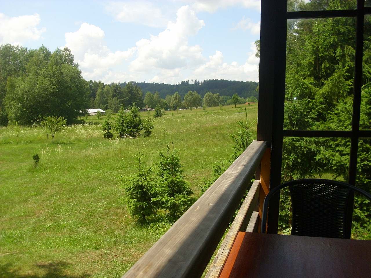 Pohled z terasy